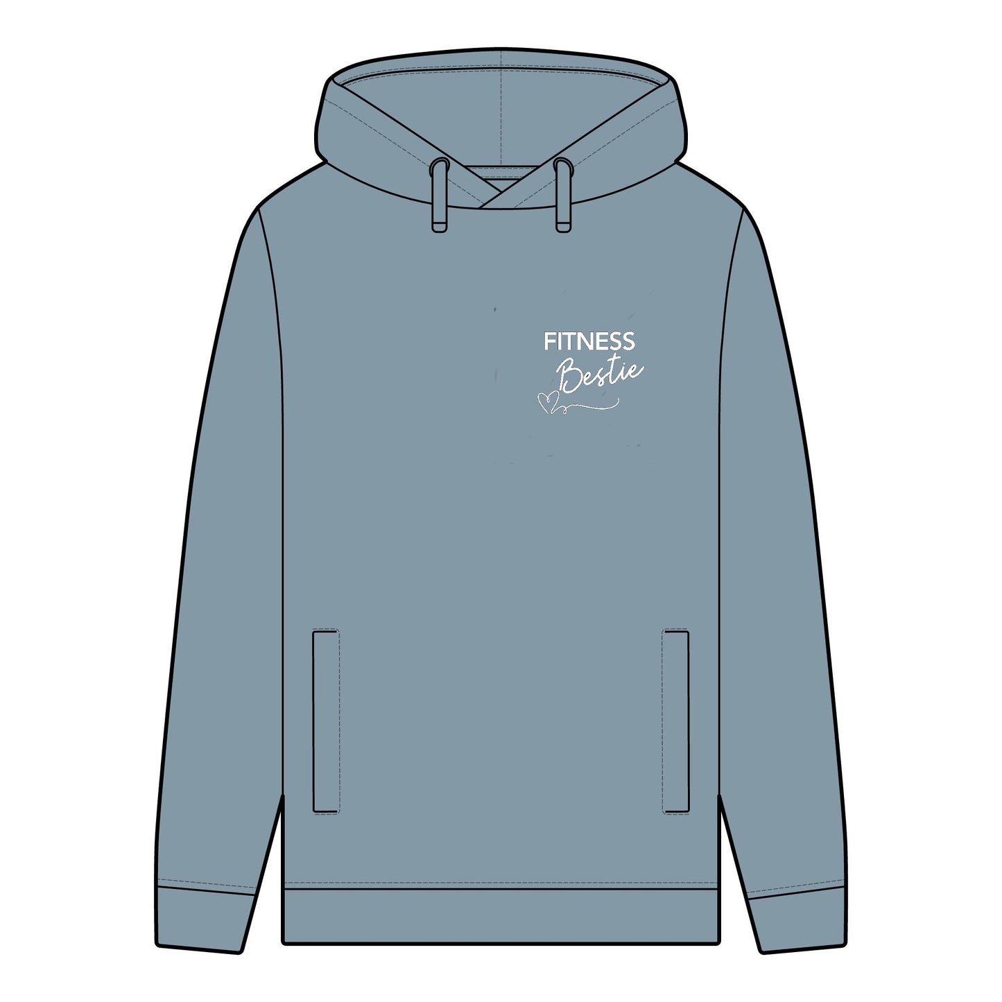 Hudson Hoodie - Unisex Classic Logo in 100% Organic Cotton