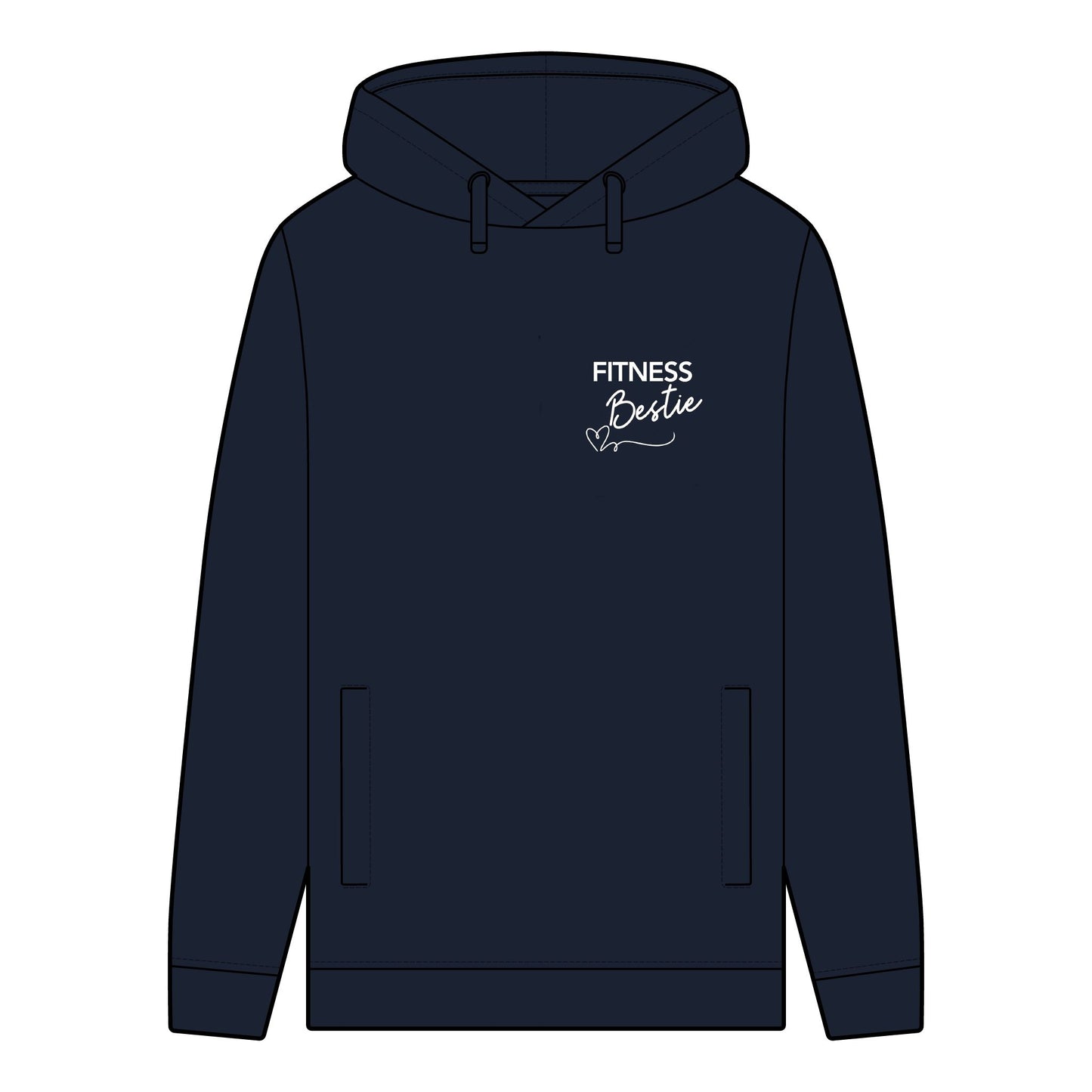 Hudson Hoodie - Unisex Classic Logo in 100% Organic Cotton